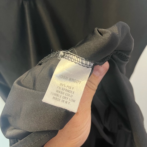 Josh Brody Black Womens Dress Size Like New/(RSB) W/Cold Shoulder 21-26 PTP - Picture 5 of 6